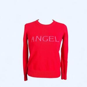 Vintage 2000s Victoria's Secret red knit sweater Size Small